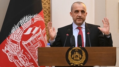 The self-proclaimed acting president of Afghanistan said only God will be able to evacuate his soul from the soil of the country. (AFP) The self-proclaimed acting president of Afghanistan said only God will be able to evacuate his soul from the soil of the country. (AFP)