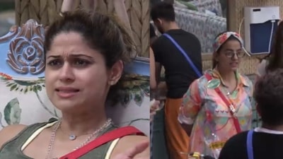 Shamita Shetty and Akshara Singh were involved in another fight. Shamita Shetty and Akshara Singh were involved in another fight.