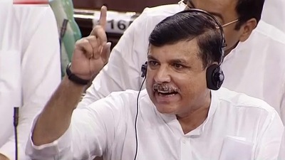 AAP said the protest is being organised on the call of party leader and Rajya Sabha MP Sanjay Singh. (PTI File Photo)