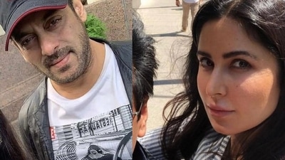 Salman Khan and Katrina Kaif pose with fans in Russia. Salman Khan and Katrina Kaif pose with fans in Russia.