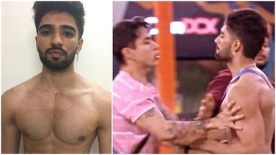 Zeeshan Khan was evicted from Bigg Boss OTT house for getting violent. Zeeshan Khan was evicted from Bigg Boss OTT house for getting violent.