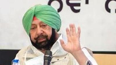 Punjab chief minister Captain Amarinder Singh. (HT Photo)
