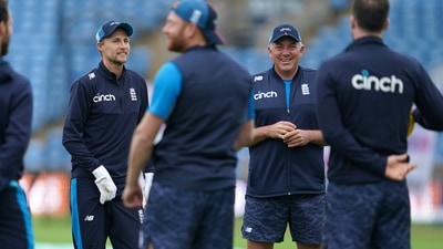 England's cricket team in training. (AP) England's cricket team in training. (AP)