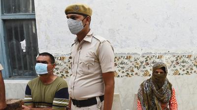 Rao Rai Singh and Bimlesh Yadav were produced in a Gurugram court on Wednesday. (Vipin Kumar/HT PHOTO) Rao Rai Singh and Bimlesh Yadav were produced in a Gurugram court on Wednesday. (Vipin Kumar/HT PHOTO)