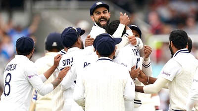 India's Virat Kohli celebrates. (AP)