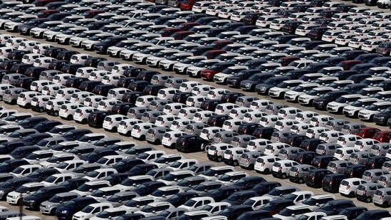 File photo: Cars are seen parked at Maruti Suzuki's plant at Manesar. (REUTERS)