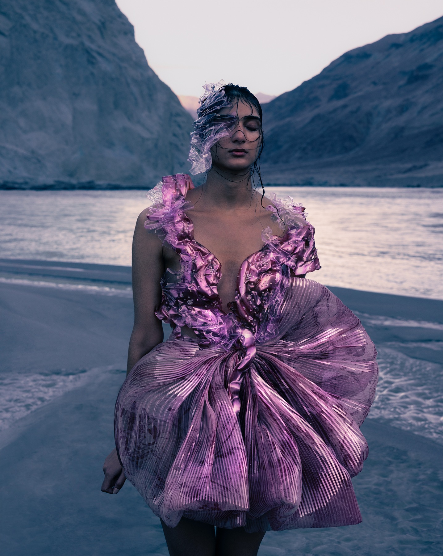 Model in Amit Aggarwal’s couture collection Model in Amit Aggarwal’s couture collection