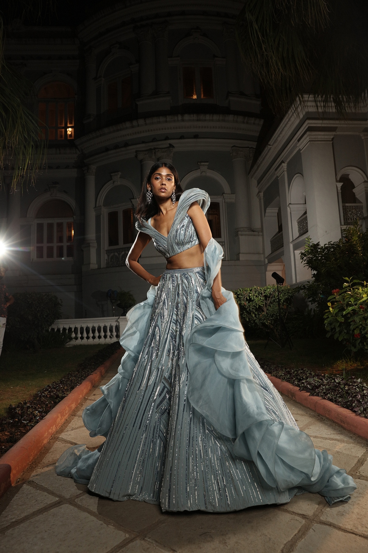 Gaurav Gupta’s Cosmic grey lehenga