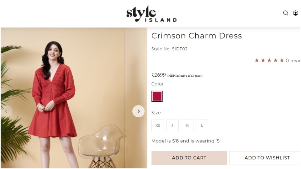 Gauahar Khan's dress(styleisland.com)