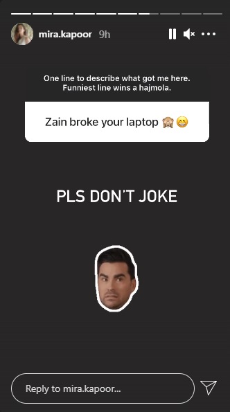 Speaking about her son, another user said, "Zain broke your laptop".