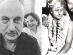 Anupam Kher and Kirron Kher clocked in their 36th wedding anniversary. Anupam Kher and Kirron Kher clocked in their 36th wedding anniversary.