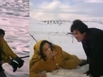 Mumtaz and Rajesh Khanna in Roti. Mumtaz and Rajesh Khanna in Roti.
