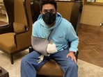 Abhishek Bachchan has resumed work after his surgery. Abhishek Bachchan has resumed work after his surgery.