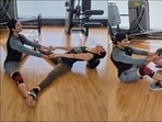 Karanvir Bohra, Teejay Sidhu’s couple workout is fitness goals this Thursday(Instagram/karanvirbohra) Karanvir Bohra, Teejay Sidhu’s couple workout is fitness goals this Thursday(Instagram/karanvirbohra)
