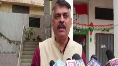 Rajesh Thakur was one of the 5 working presidents of the Congress party unit in Jharkhand before his elevation as state unit chief. (Photo Courtesy- ANI) Rajesh Thakur was one of the 5 working presidents of the Congress party unit in Jharkhand before his elevation as state unit chief. (Photo Courtesy- ANI)