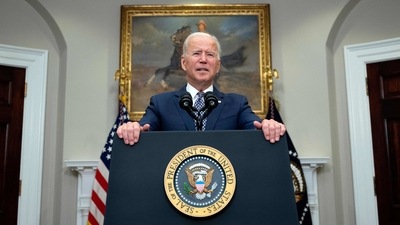 US President Joe Biden in Washington, DC. (File Photo / AFP) US President Joe Biden in Washington, DC. (File Photo / AFP)