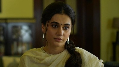 Taapsee Pannu played a woman who leaves her husband for domestic violence in Thappad. Taapsee Pannu played a woman who leaves her husband for domestic violence in Thappad.