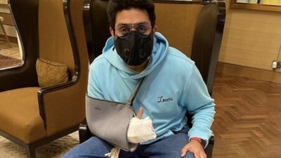 Abhishek Bachchan has resumed work after his surgery. Abhishek Bachchan has resumed work after his surgery.