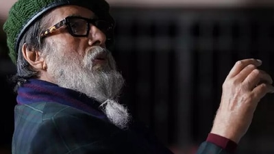 Amitabh Bachchan in a still from Chehre. Amitabh Bachchan in a still from Chehre.