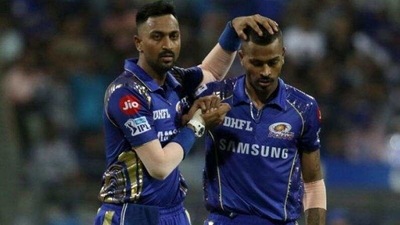 File image of Krunal, Hardik Pandya. (IPL)
