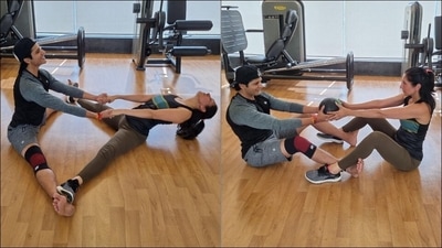 Karanvir Bohra, Teejay Sidhu’s couple workout is fitness goals this Thursday (Instagram/karanvirbohra) Karanvir Bohra, Teejay Sidhu’s couple workout is fitness goals this Thursday (Instagram/karanvirbohra)