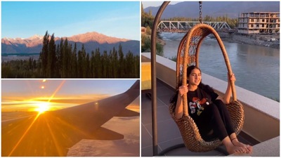 Sara Ali Khan is currently in Ladakh.