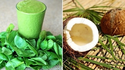 Spinach and coconut can aid in weight loss if eaten raw (Pixabay) Spinach and coconut can aid in weight loss if eaten raw (Pixabay)