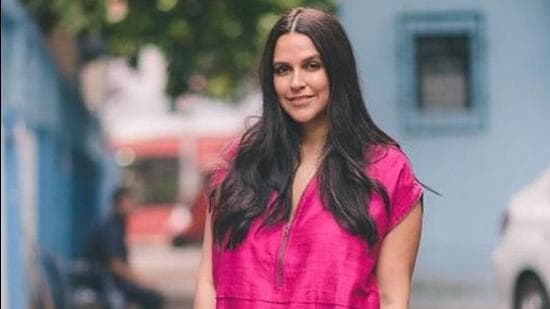 Currently, actor Neha Dhupia is in her third trimester, and busy shooting.