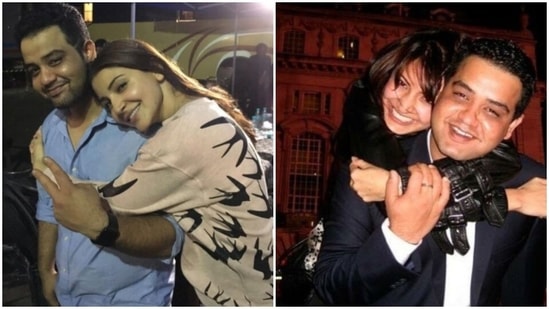 Anushka Sharma with her brother Karnesh Ssharma.