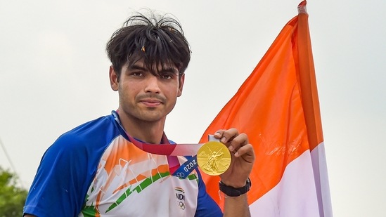 Tokyo Olympics gold medalist Neeraj Chopra(PTI)
