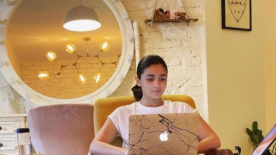 Alia Bhatt in a picture clicked by her sister Shaheen Bhatt.