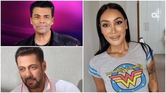 Sofia Hayat has slammed Karan Johar and Salman Khan.