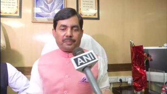 Bihar industry minister Syed Shahnawaz Hussain. (Source: Twitter)