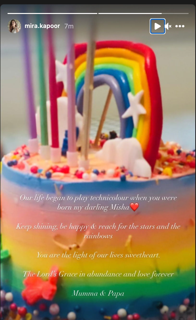Mira's message for Misha. Mira's message for Misha.