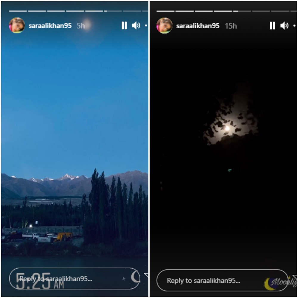 Sara Ali Khan is sharing glimpses of her trip with her fans.