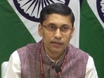 Spokesperson for the ministry of external affairs Arindam Bagchi. Spokesperson for the ministry of external affairs Arindam Bagchi.