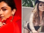 Deepika Padukone and Rakhi Sawant. Deepika Padukone and Rakhi Sawant.