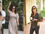 Bollywood stars Kim Sharma, Kangana Ranaut and Kareena Kapoor were spotted out and about in Mumbai.(Varinder Chawla)