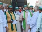 The SKM said the move is aimed at further strengthening and expanding the farmers' agitation which completed nine months on Thursday. (PTI Photo/Atul Yadav) The SKM said the move is aimed at further strengthening and expanding the farmers' agitation which completed nine months on Thursday. (PTI Photo/Atul Yadav)