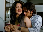 Adhyayan Suman and Kangana Ranaut in Raaz: The Mystery Continues.