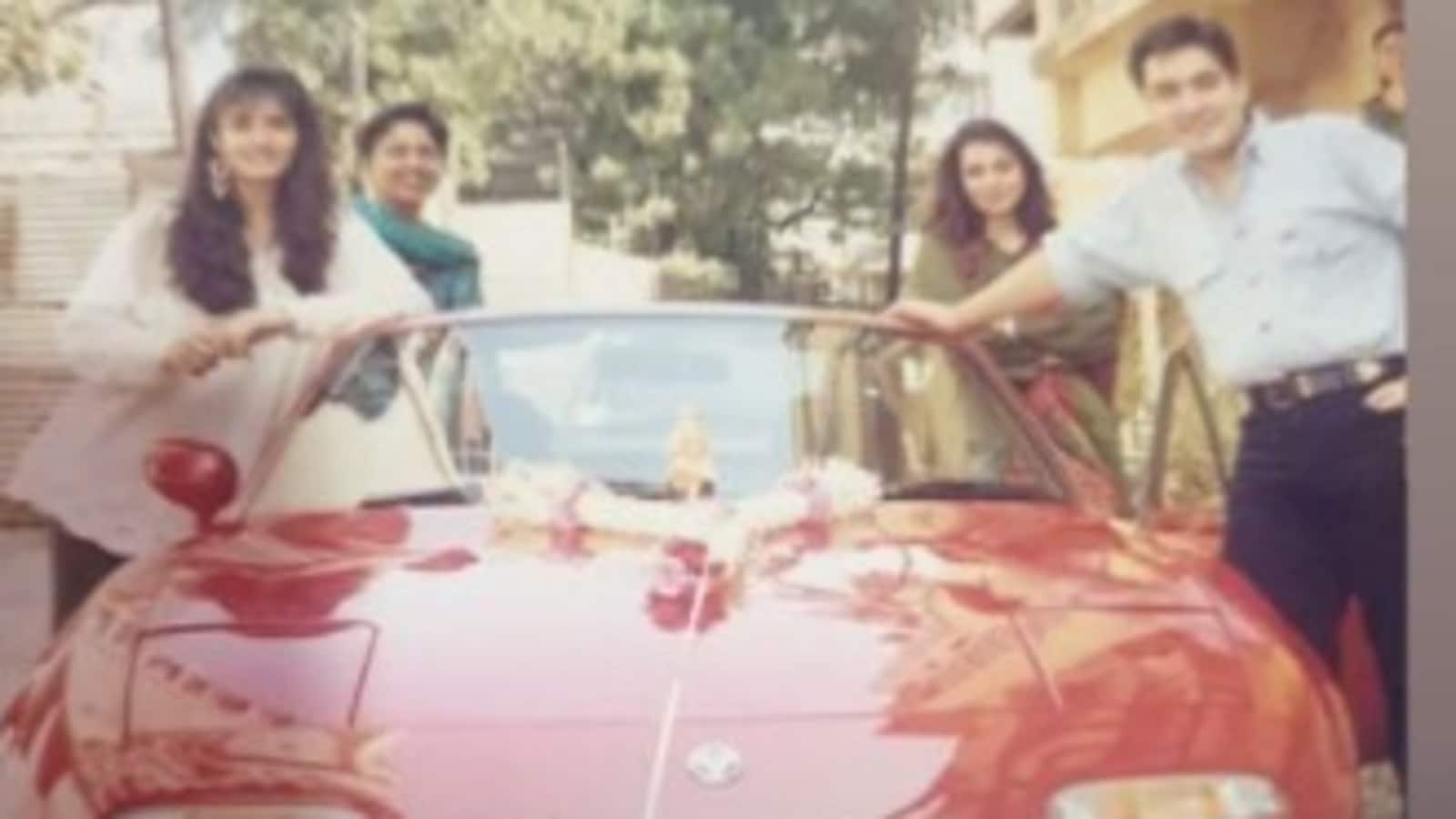 Raveena Tandon Ka Boor Dikhao - Raveena Tandon throws it back to the time she was 18 and bought her first  'swanky' sports car | Bollywood - Hindustan Times