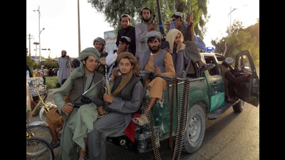 The Taliban in Afghanistan on 18 August, 2021. (Shutterstock) The Taliban in Afghanistan on 18 August, 2021. (Shutterstock)
