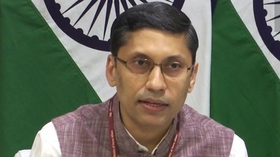 Spokesperson for the ministry of external affairs Arindam Bagchi. (Twitter/@ANI) Spokesperson for the ministry of external affairs Arindam Bagchi. (Twitter/@ANI)