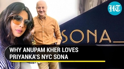 Priyanka Copra's NYC restaurant floors Anupam Kher