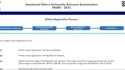 JNUEE 2021: The National Testing Agency (NTA) has extended the last date for submission of online application for Jawaharlal Nehru University Entrance Examination-2021. (jnu.ac.in)