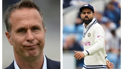 Michael Vaughan and Virat Kohli collage. (File) Michael Vaughan and Virat Kohli collage. (File)