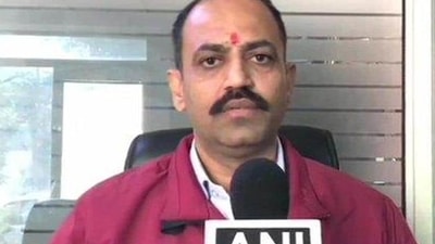 Hindu Raksha Dal leader Pinky Chaudhary. (ANI Photo) Hindu Raksha Dal leader Pinky Chaudhary. (ANI Photo)
