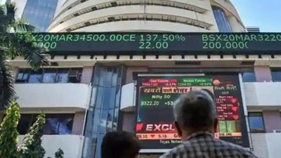 UltraTech Cement was the top gainer in the Sensex pack, surging over 3 per cent, followed by L&amp;T, Dr Reddy’s, Bajaj Finserv, Sun Pharma, TCS and Kotak Bank. (PTI Photo)