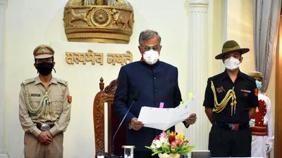 The swearing-in ceremony. (Source: DIPR/Manipur)
