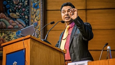 CEA Krishnamurthy Subramanian at a Ficci event. (MINT) CEA Krishnamurthy Subramanian at a Ficci event. (MINT)